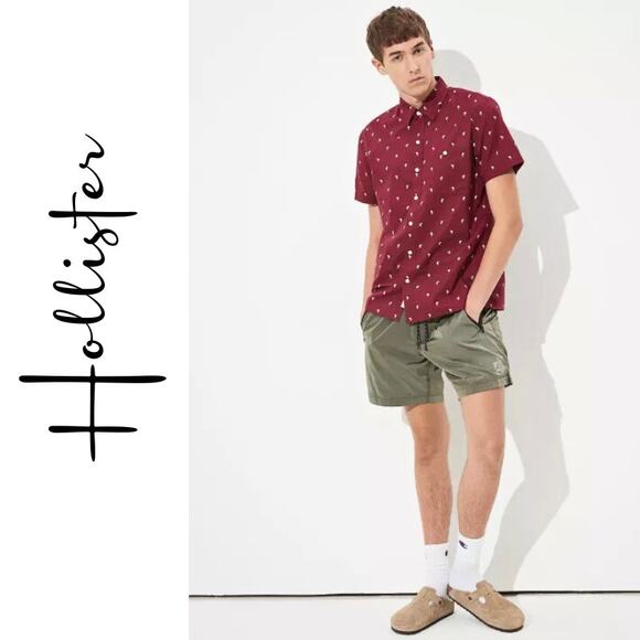 Hollister Other - Hollister Epic Flex Button-Down Short-Sleeve Shirt